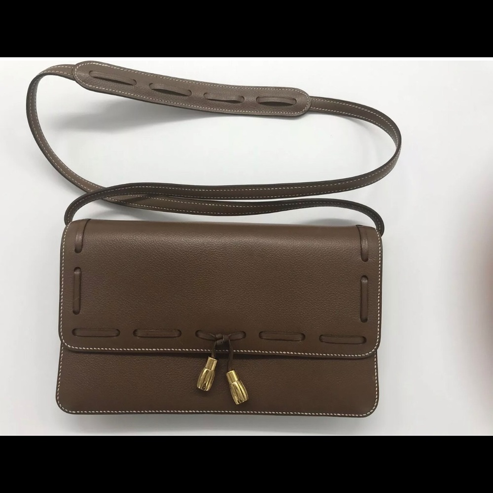 SOLD❌ HERMES Vintage 2-way Clutch Shoulder Bag